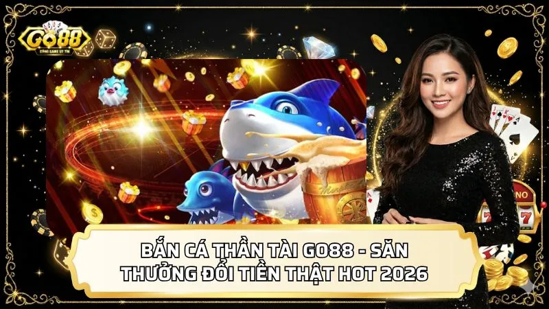 Bắn Cá Thần Tài GO88 - Săn Thưởng Đổi Tiền Thật Hot 2026